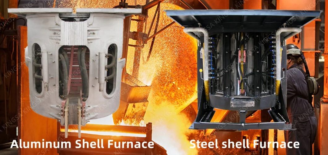 Small Aluminum Induction Electric Arc Melting Furnace Price for Sale